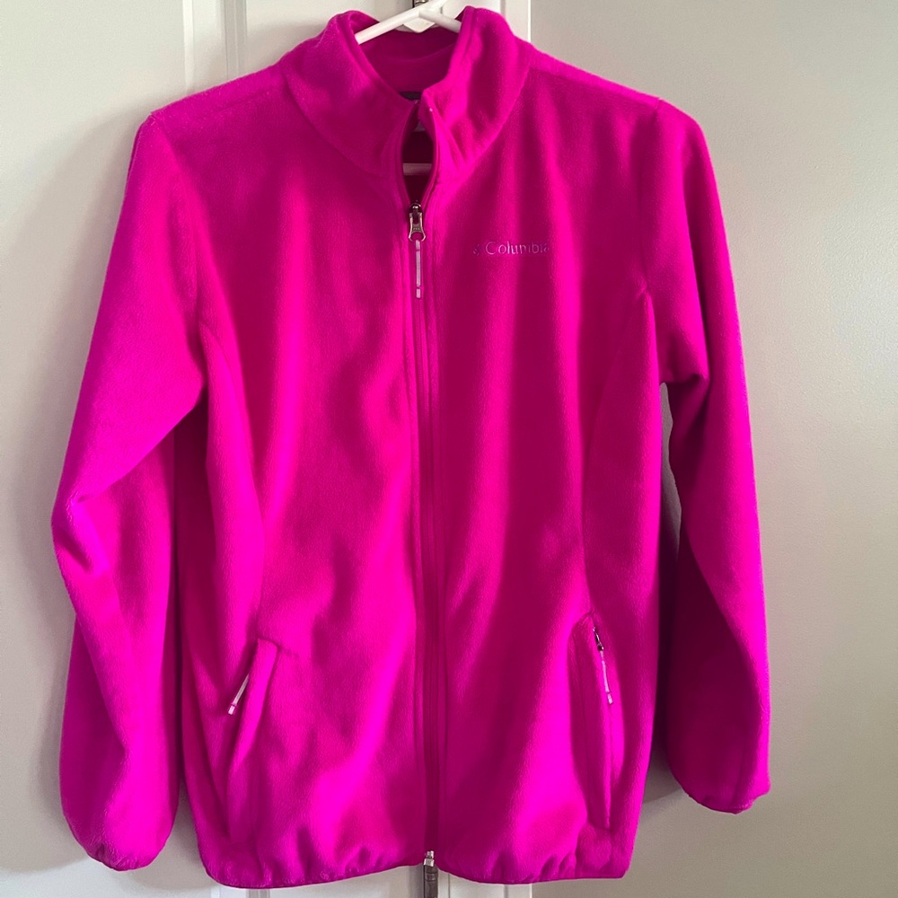 Columbia Hot Pink Girls Fall Coat